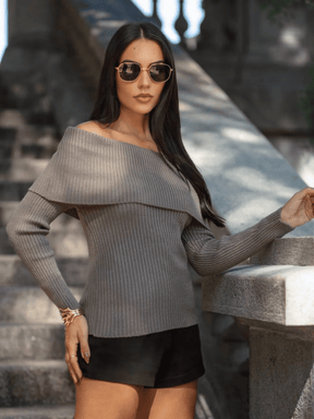 Blusa Feminina de Tricô Mikaelly