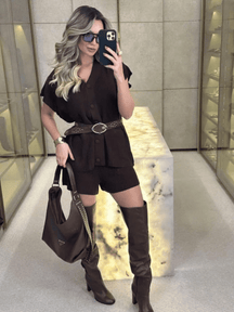 Conjunto de Tricô Romélia