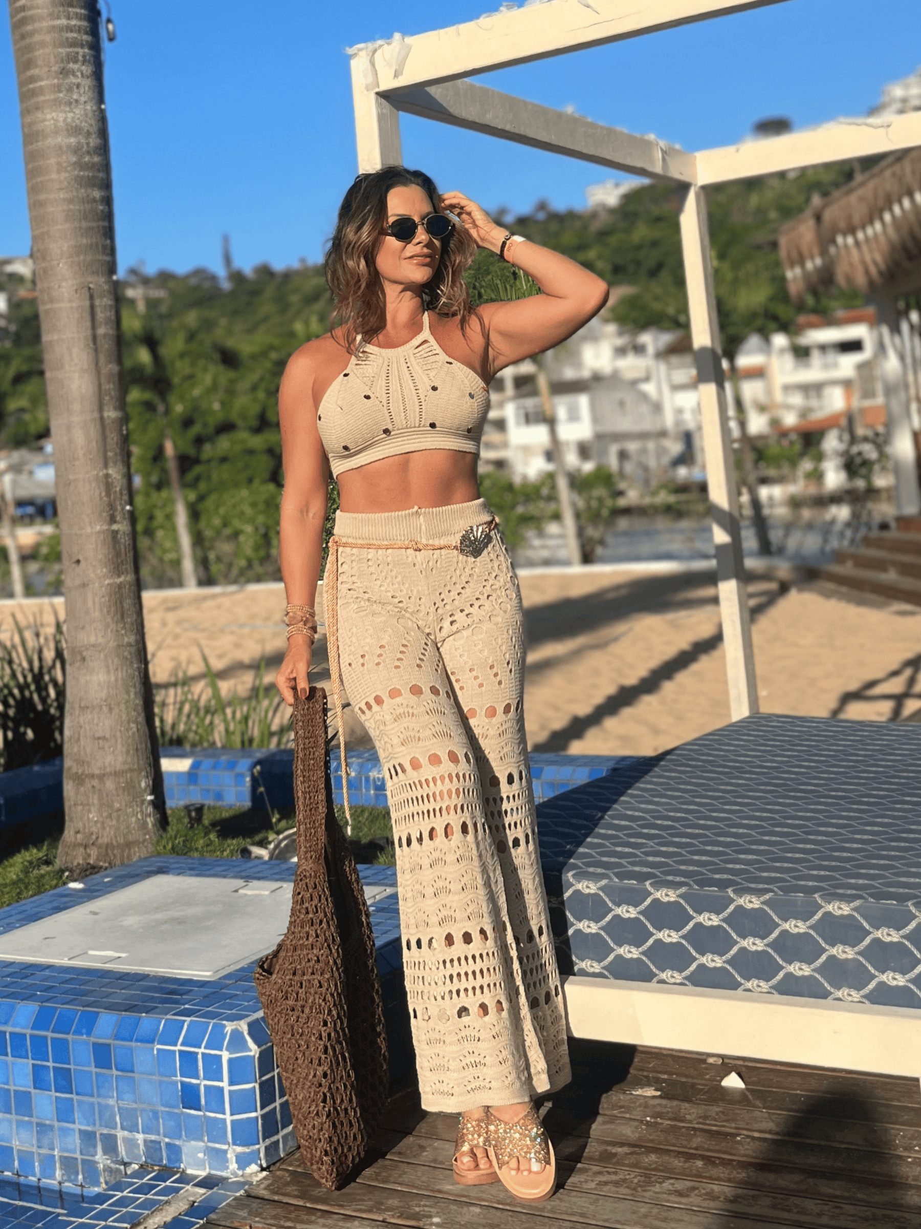 Conjunto de Tricô Thaiza