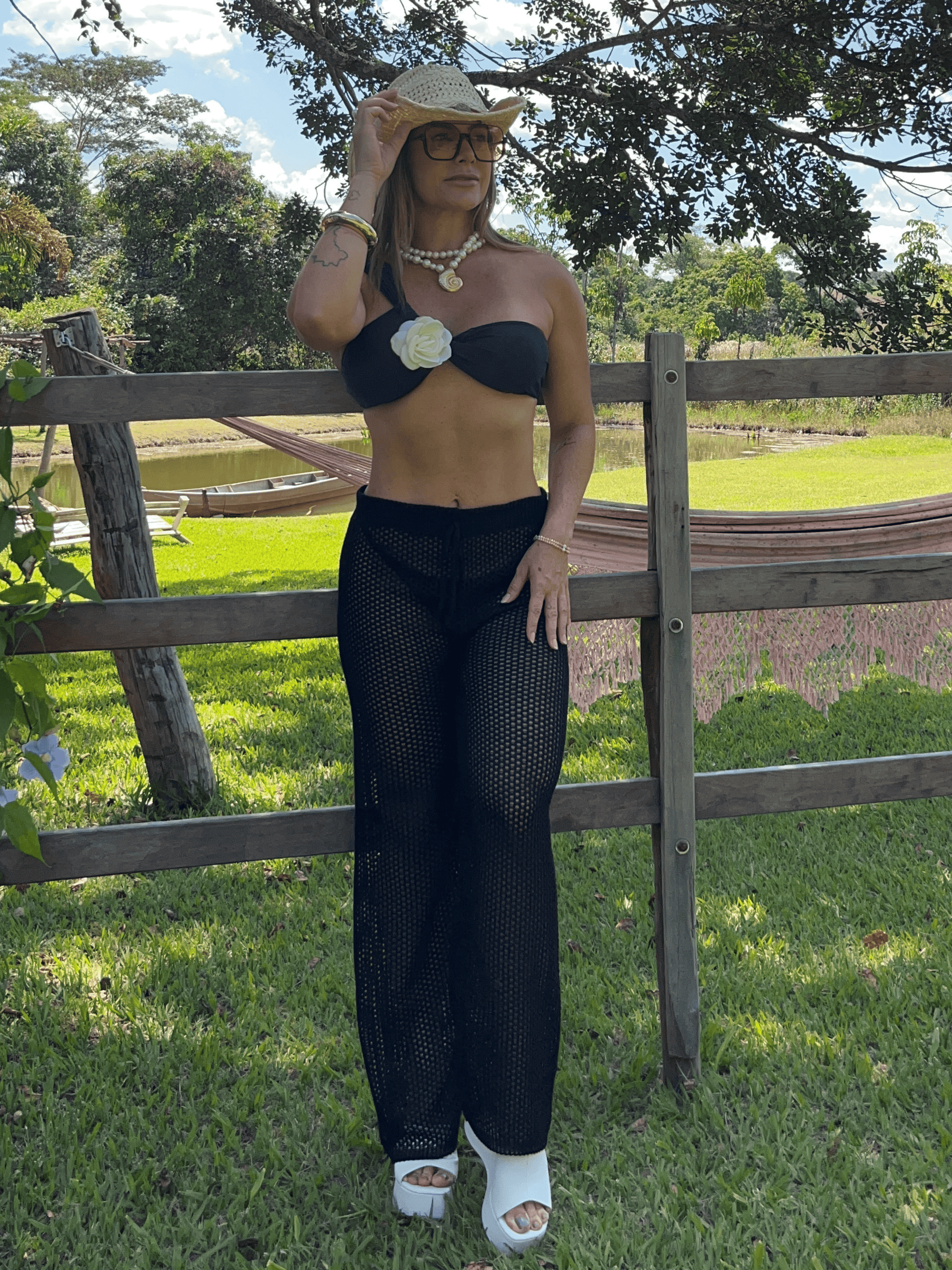 Calça de Tricô Izabel
