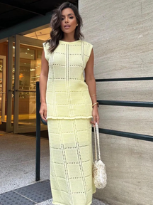 Conjunto de Tricô Keila