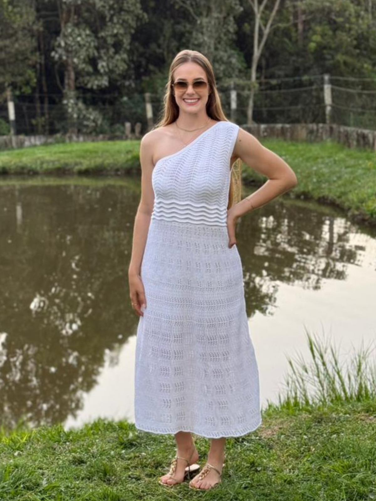 Vestido de Tricô Suiça