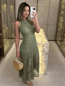 Vestido de Tricô Malásia