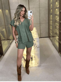 Conjunto de Tricô Romélia