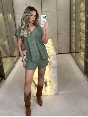 Conjunto de Tricô Romélia