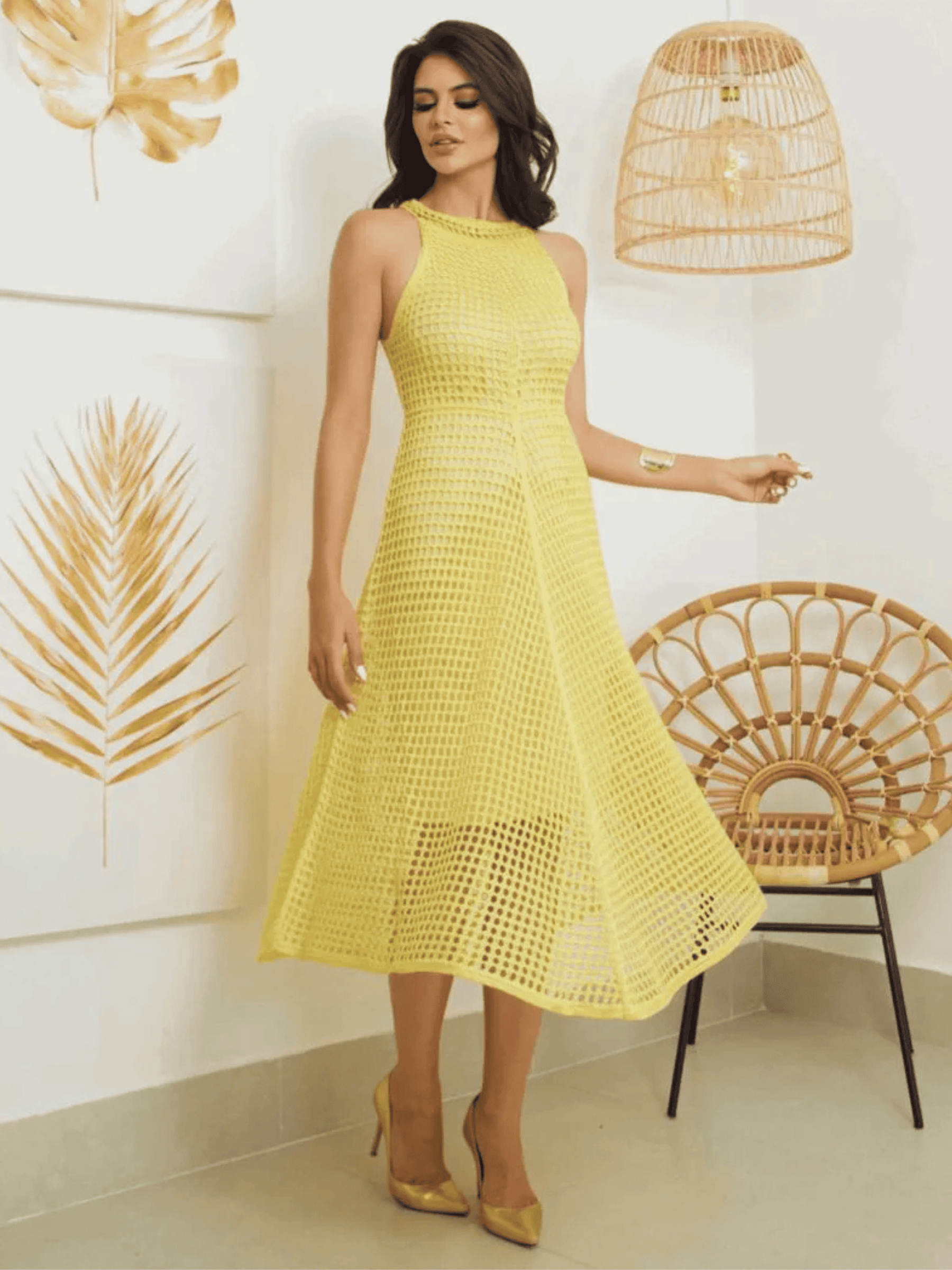 Vestido de Tricô Ana Luiza