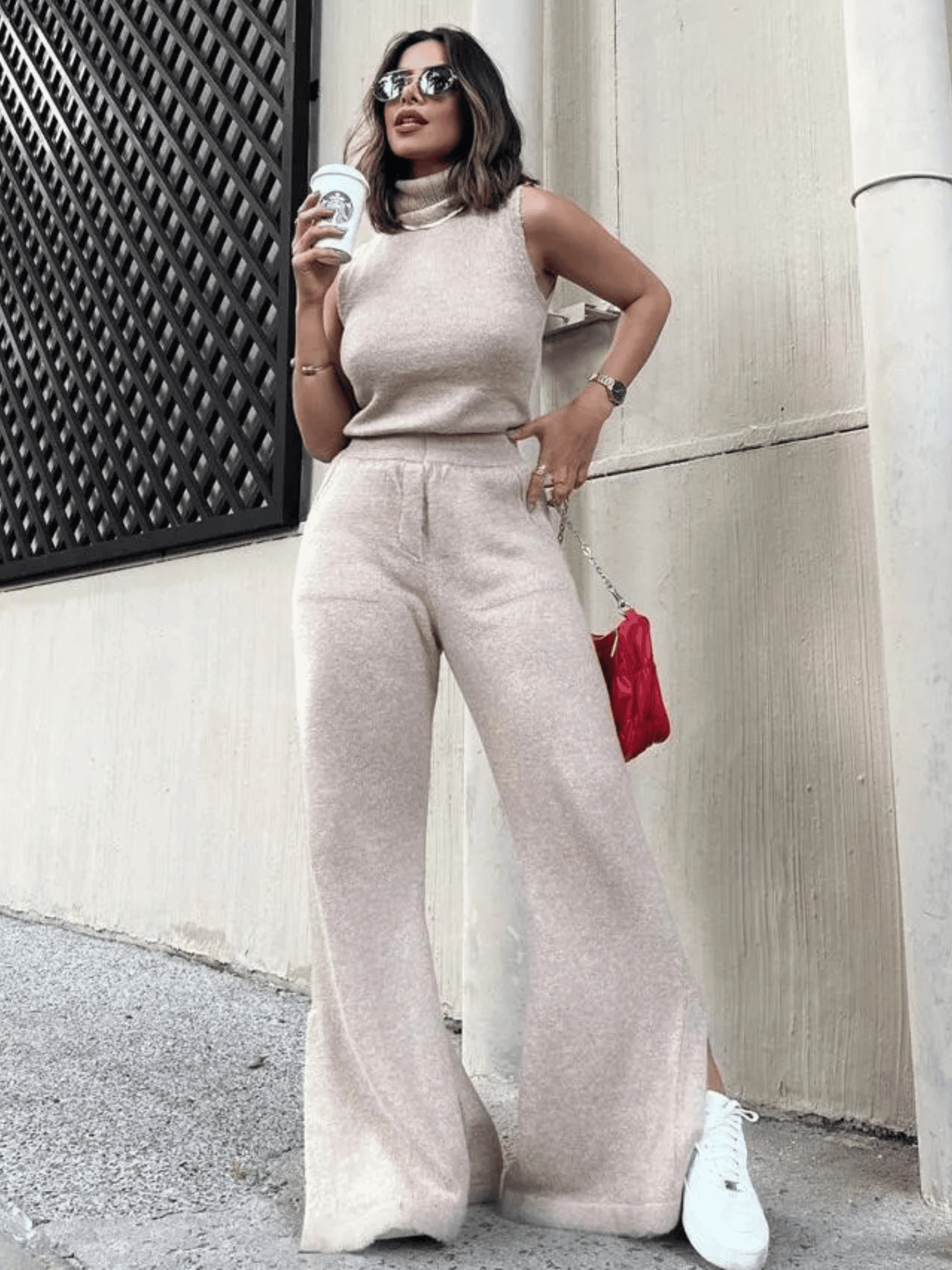 Conjunto de Tricô Laureana