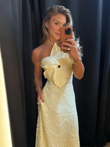 Vestido de Tricô Flor Jasmin