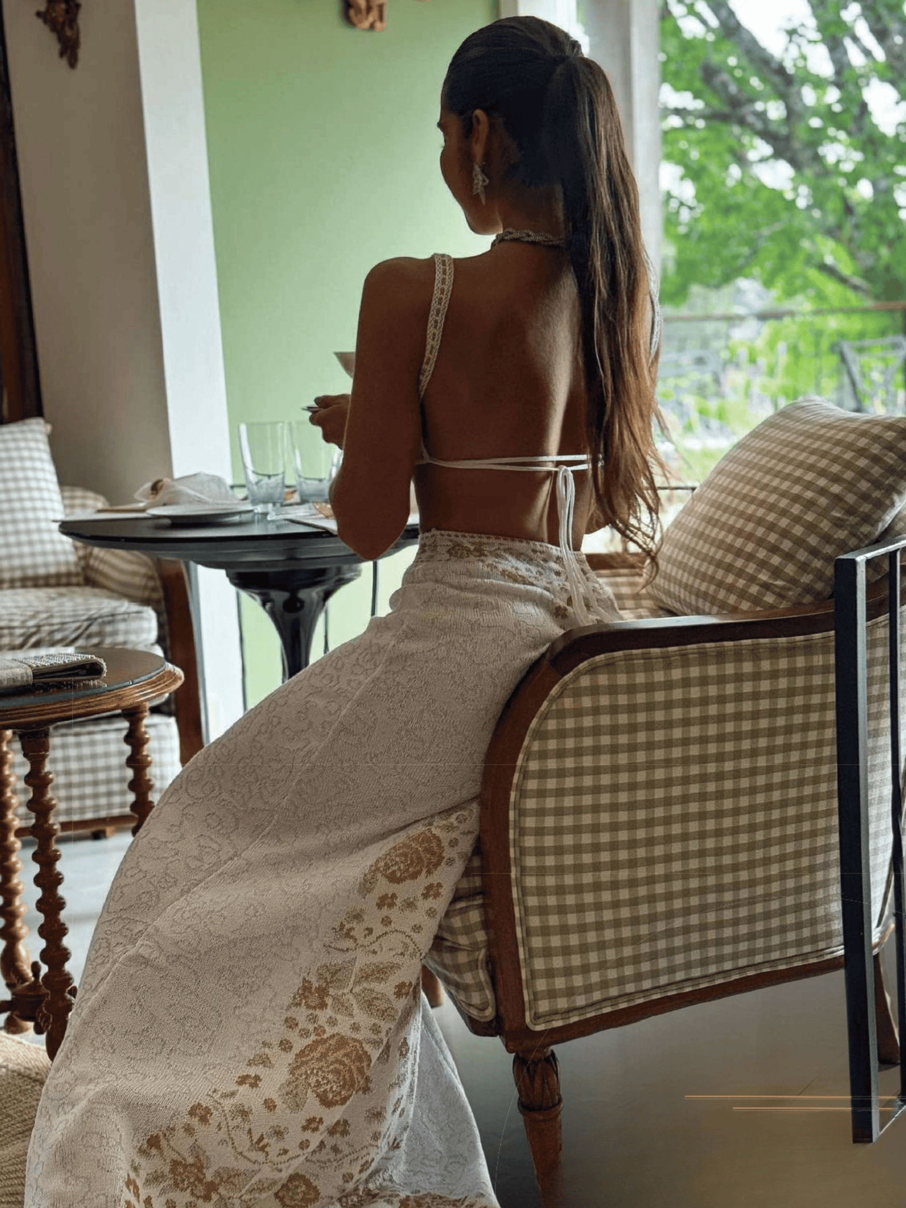 Vestido de Tricô Leila + Pelerine