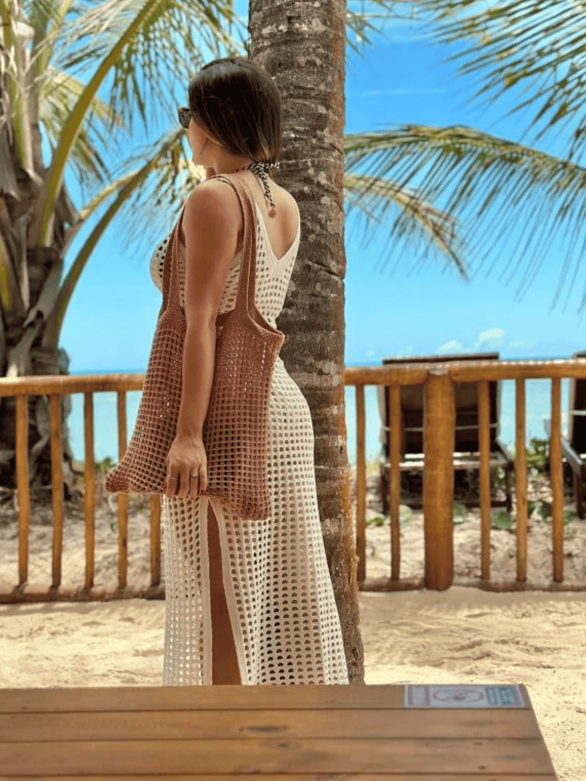 Bolsa de Praia de Tricô