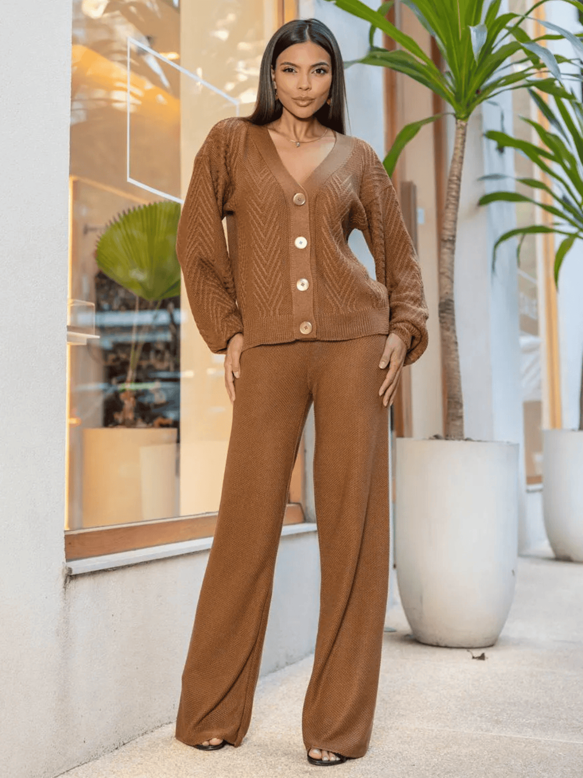 Conjunto de Tricô Mônaco