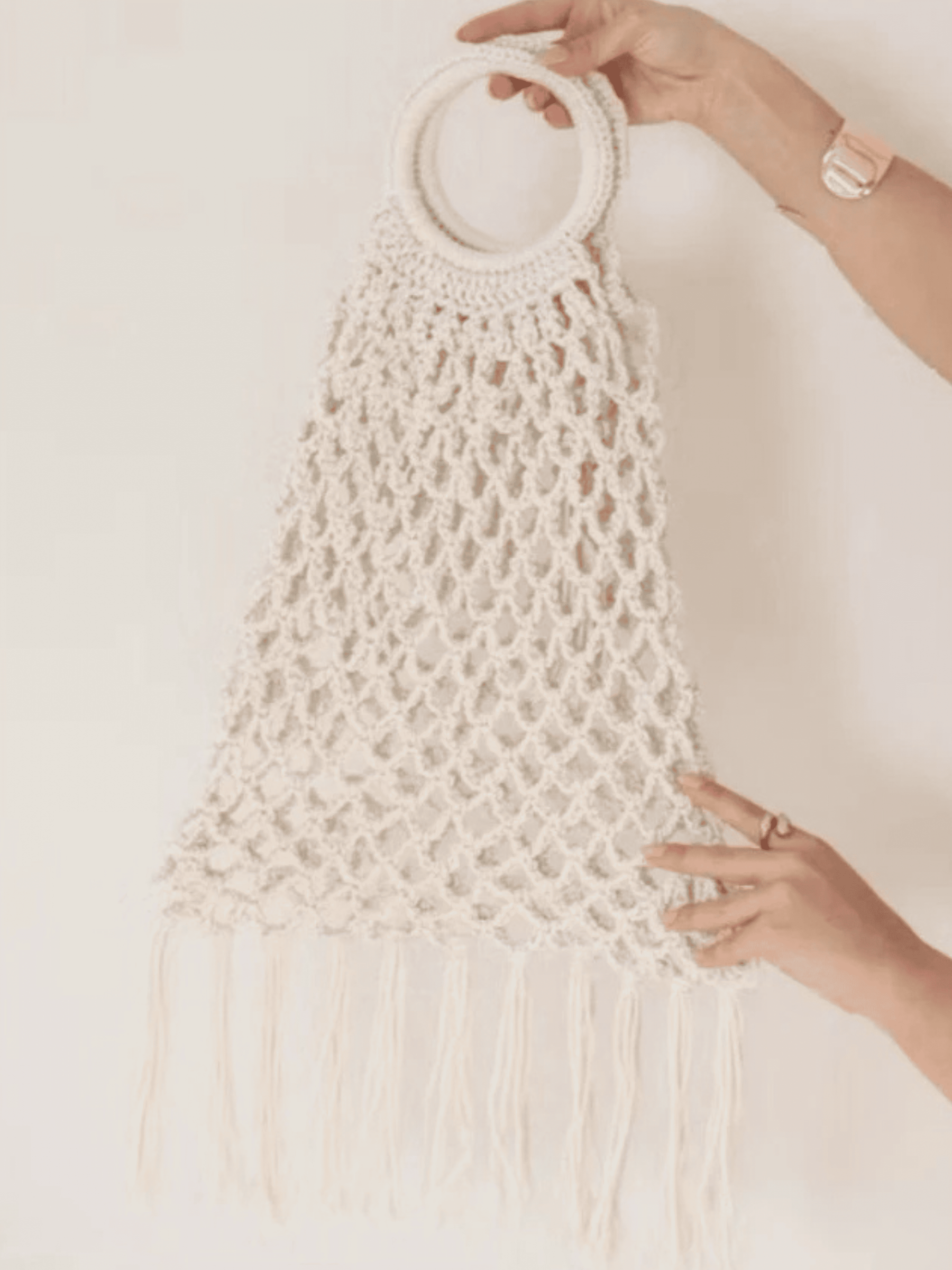 Bolsa Feminina de Crochê Riviera Boho