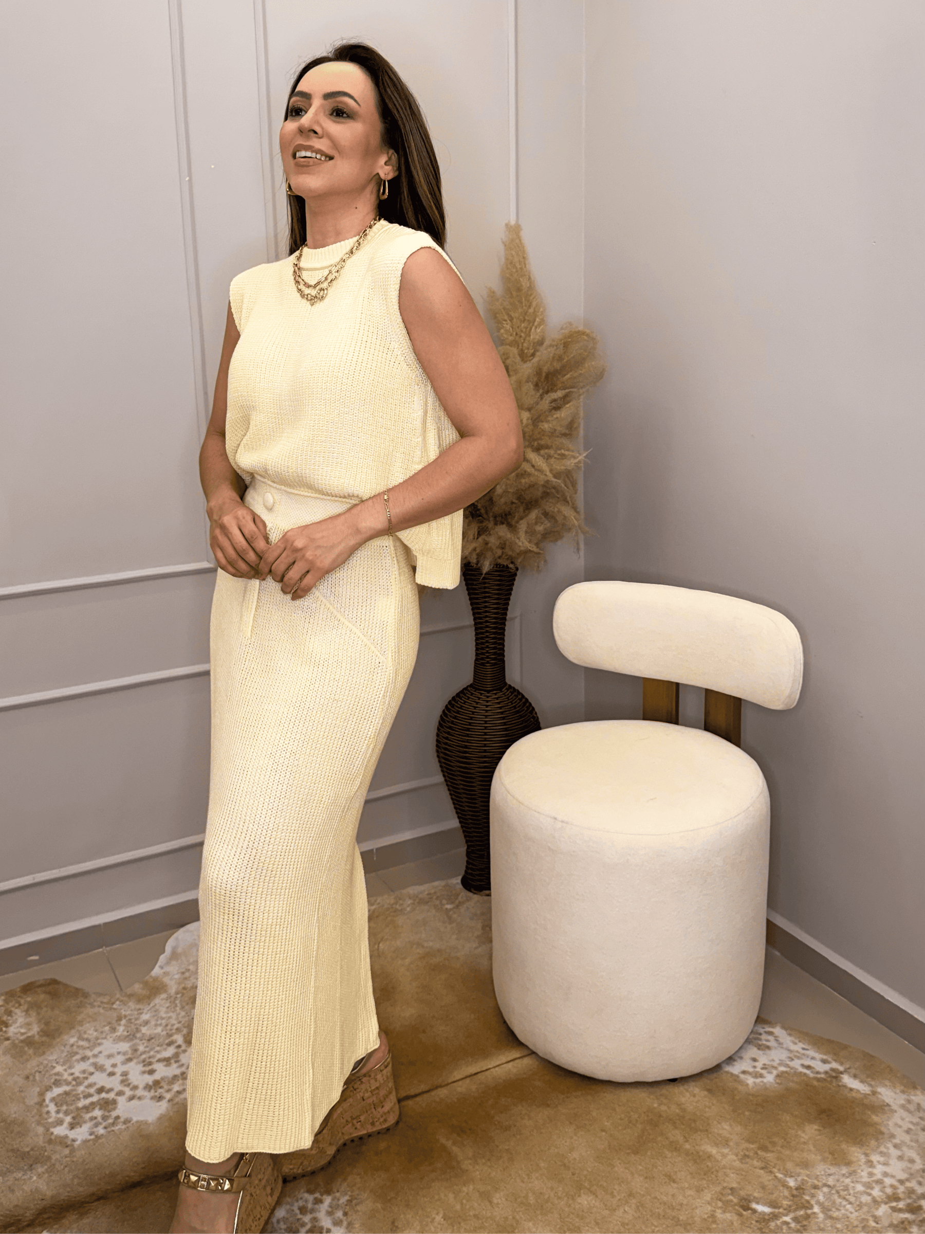 Conjunto de Tricô Laila