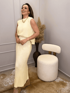 Conjunto de Tricô Laila