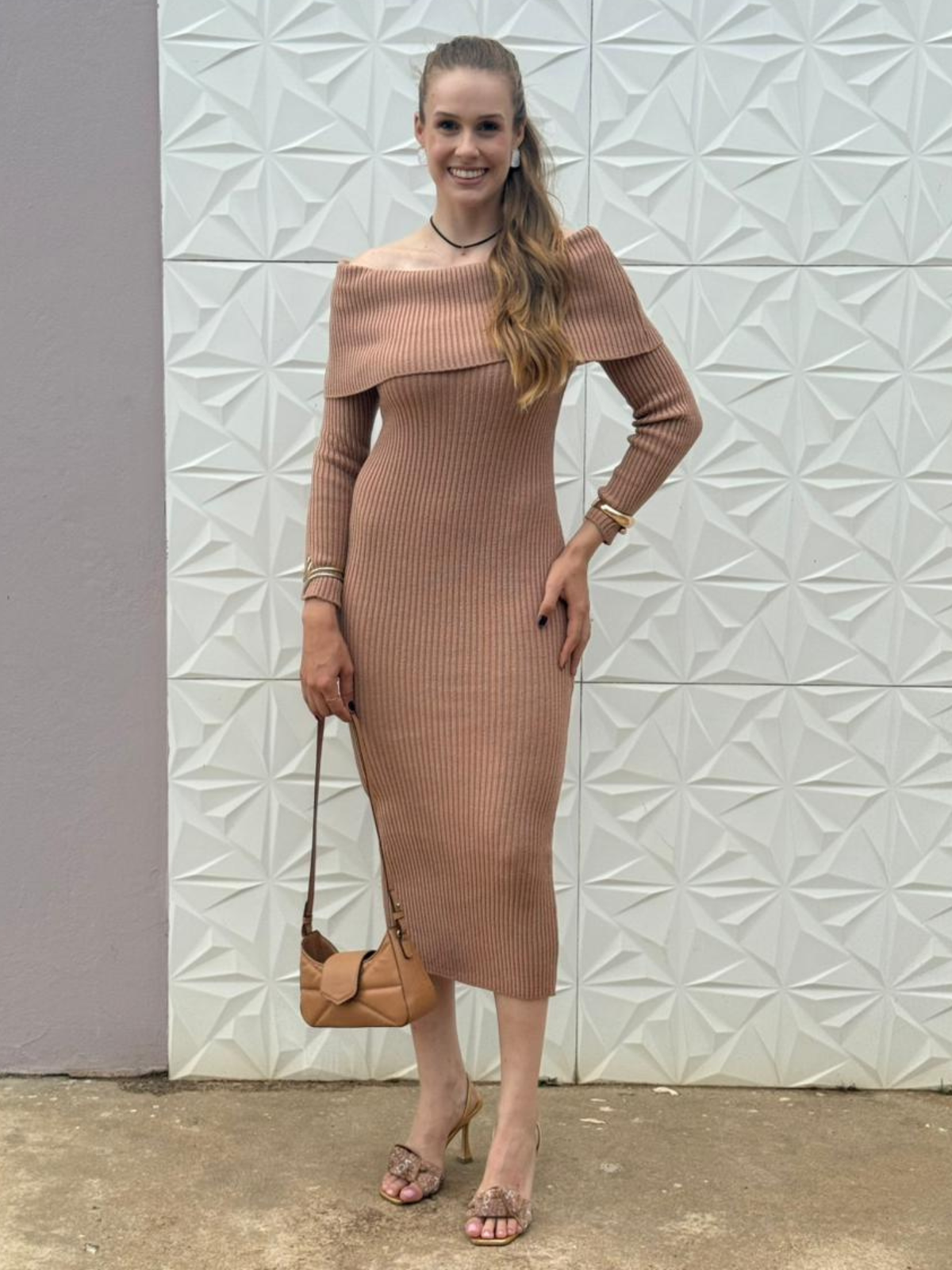 Vestido de Tricô Lila