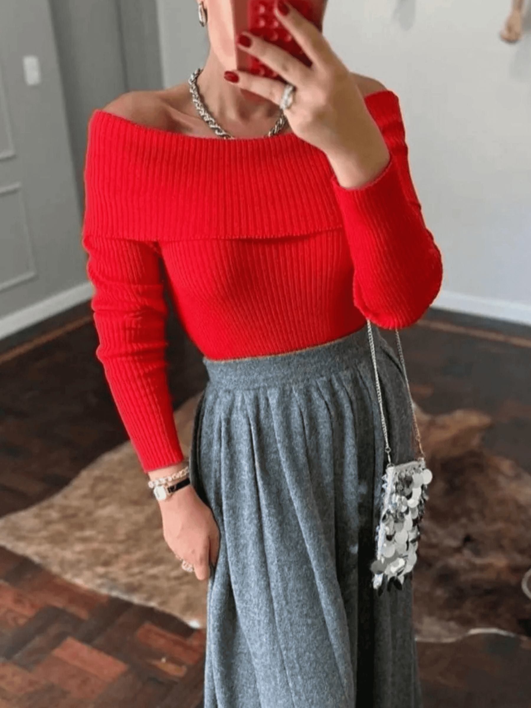 Blusa Feminina de Tricô Mikaelly