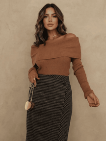 Blusa Feminina de Tricô Mikaelly