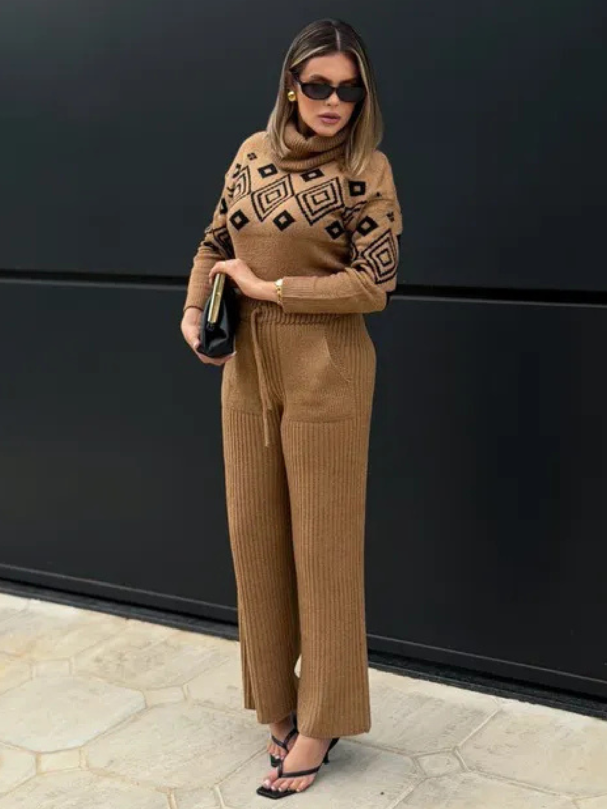 Conjunto de Tricô Lótus