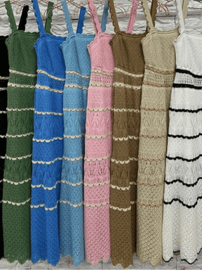 Vestido de Tricô Alessandra - Coleção Natal e Réveillon