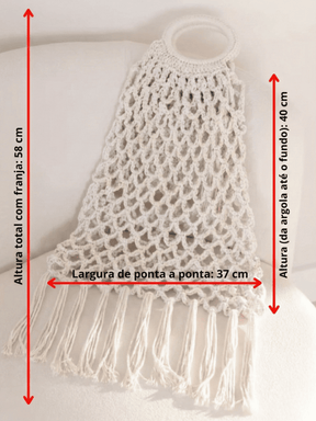 Bolsa Feminina de Crochê Riviera Boho