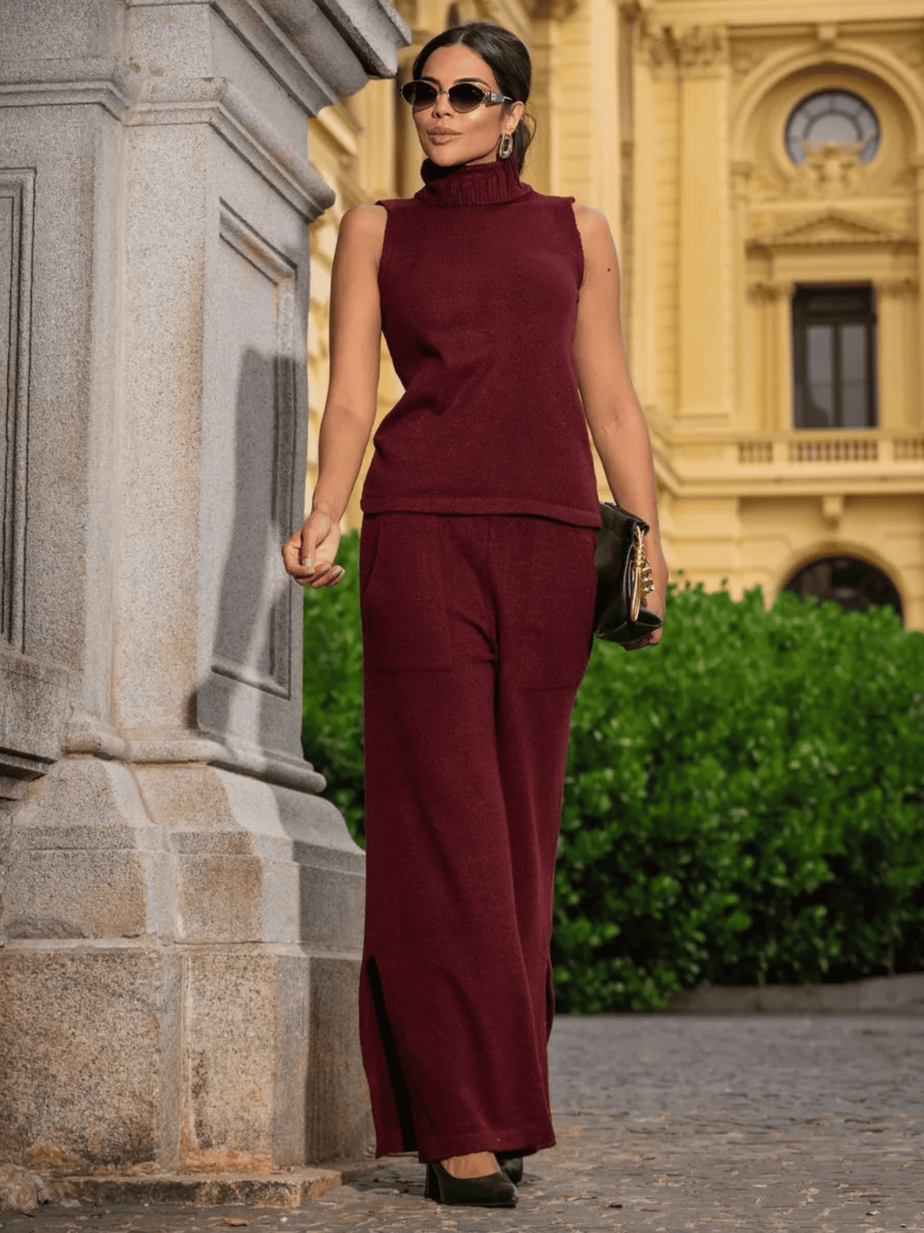 Conjunto de Tricô Laureana