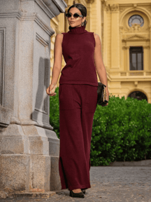 Conjunto de Tricô Laureana