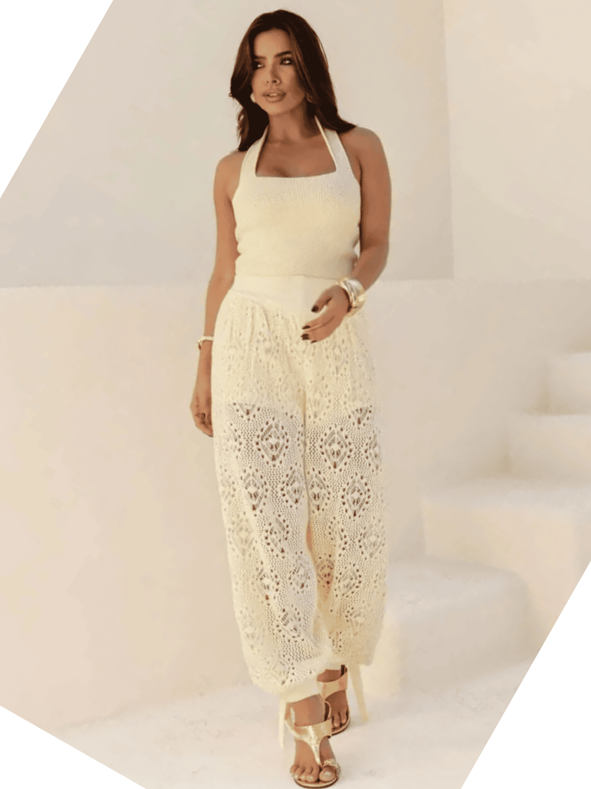 Calça de Tricô Aladdin