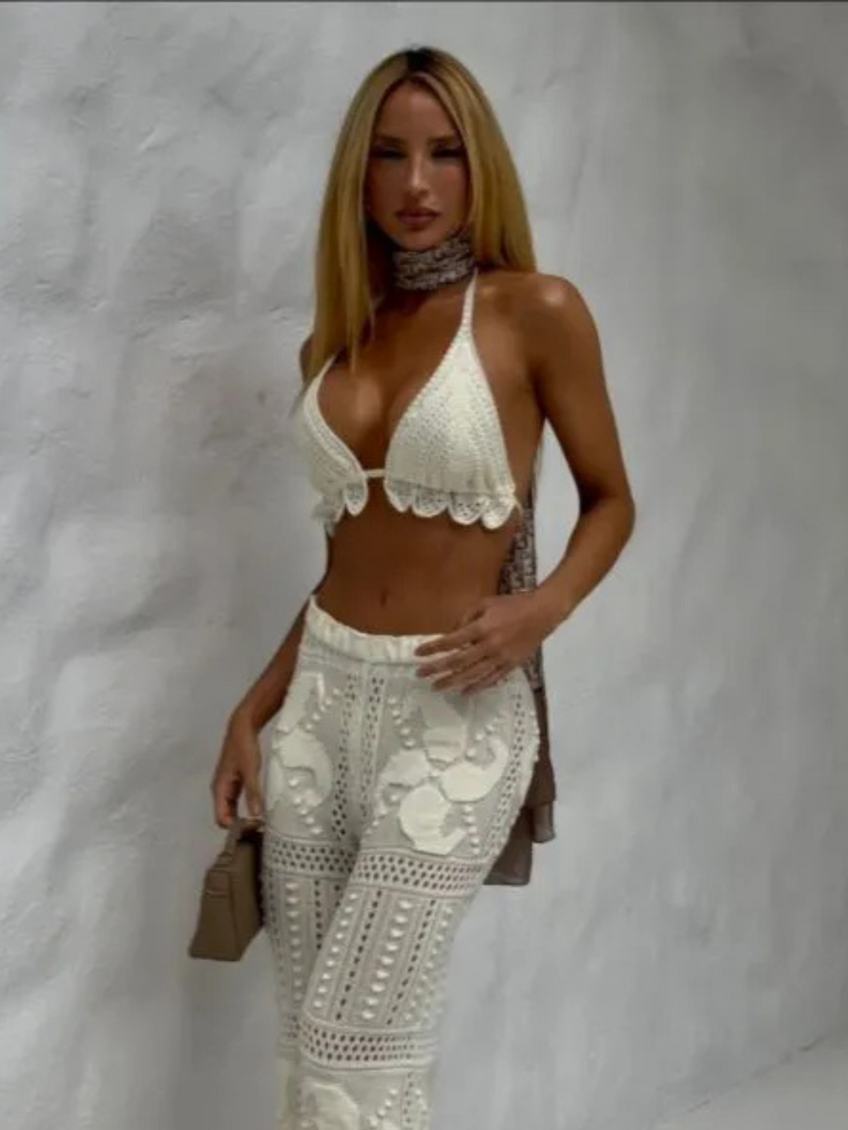 Conjunto de Tricô Zâmbia