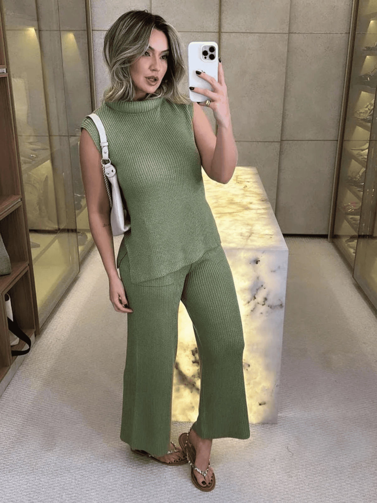 Conjunto de Tricô Agnes