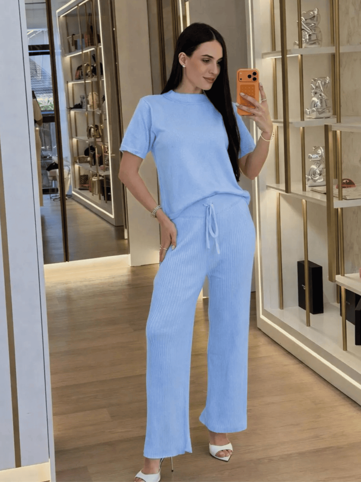 Conjunto de Tricô Havaí