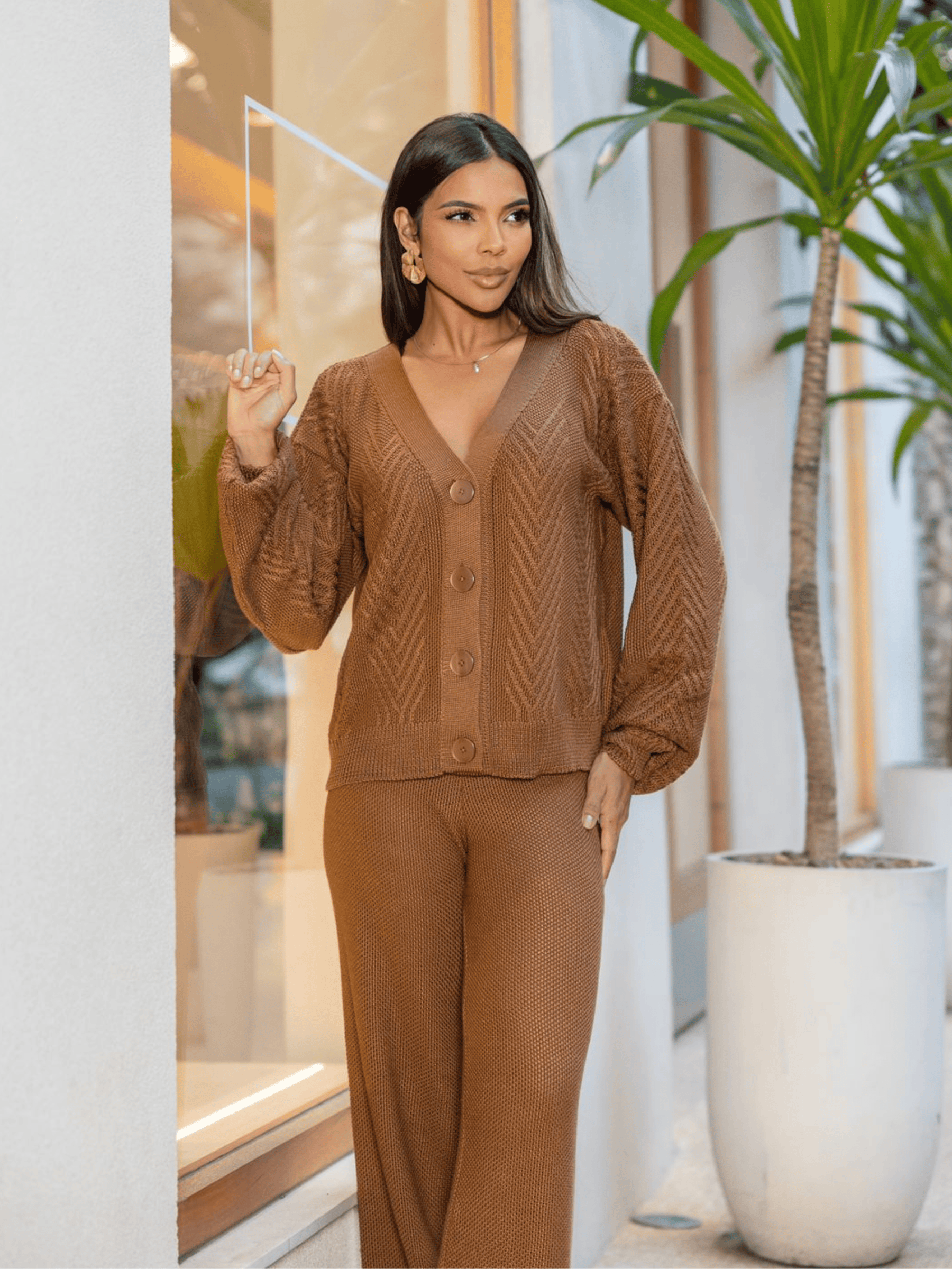 Conjunto de Tricô Mônaco