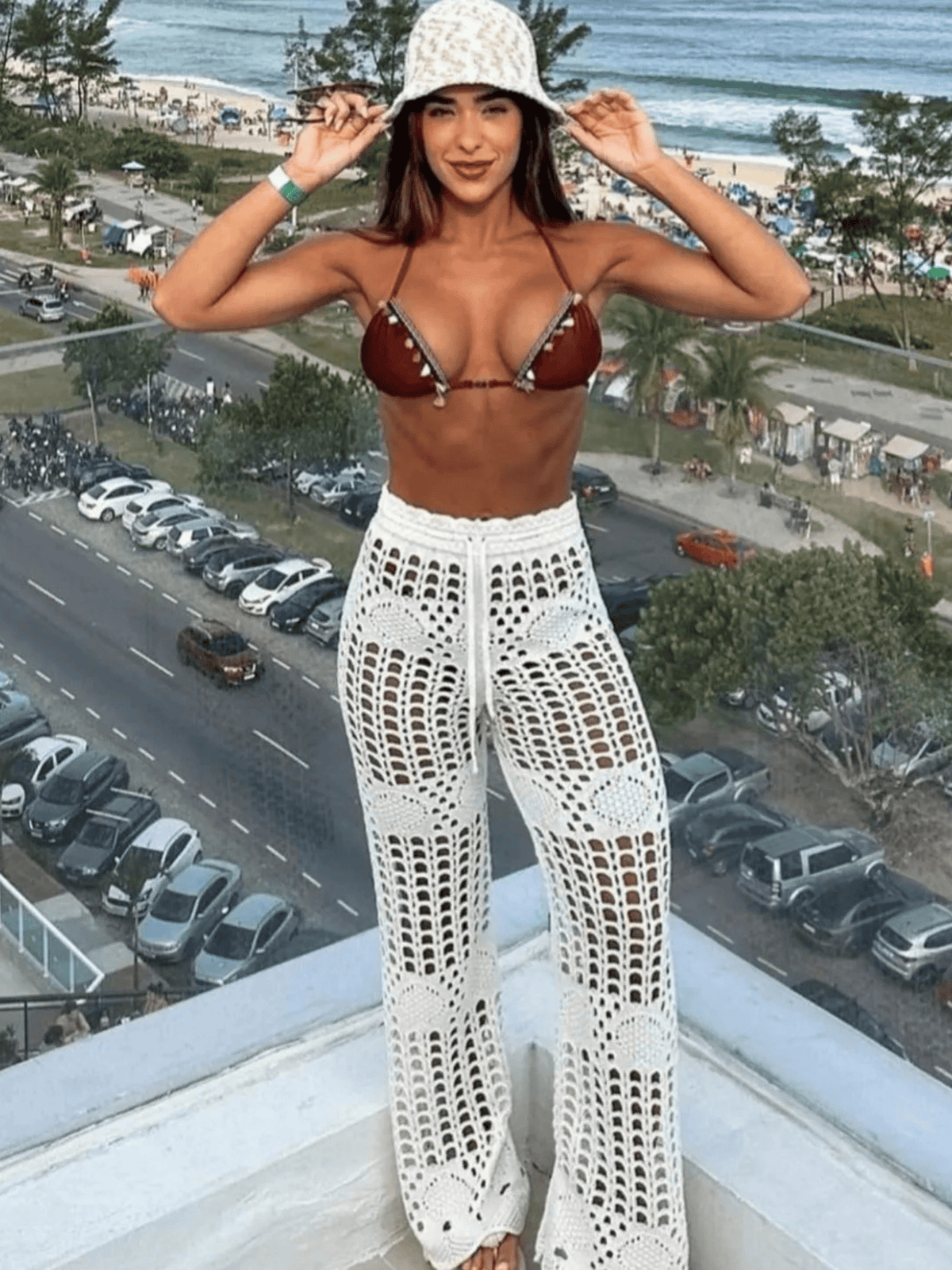 Calça de Tricô Maldivas