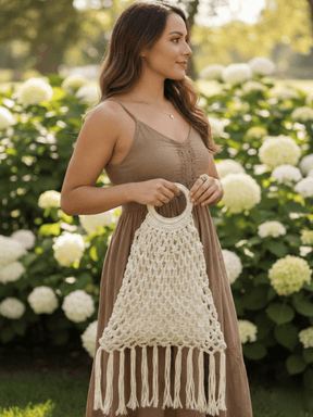 Bolsa Feminina de Crochê Riviera Boho