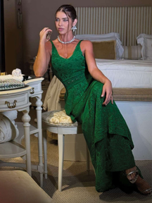 Vestido de Tricô Anelise + Pelerine