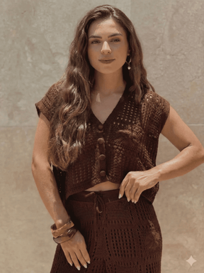 Conjunto de Tricô Iris