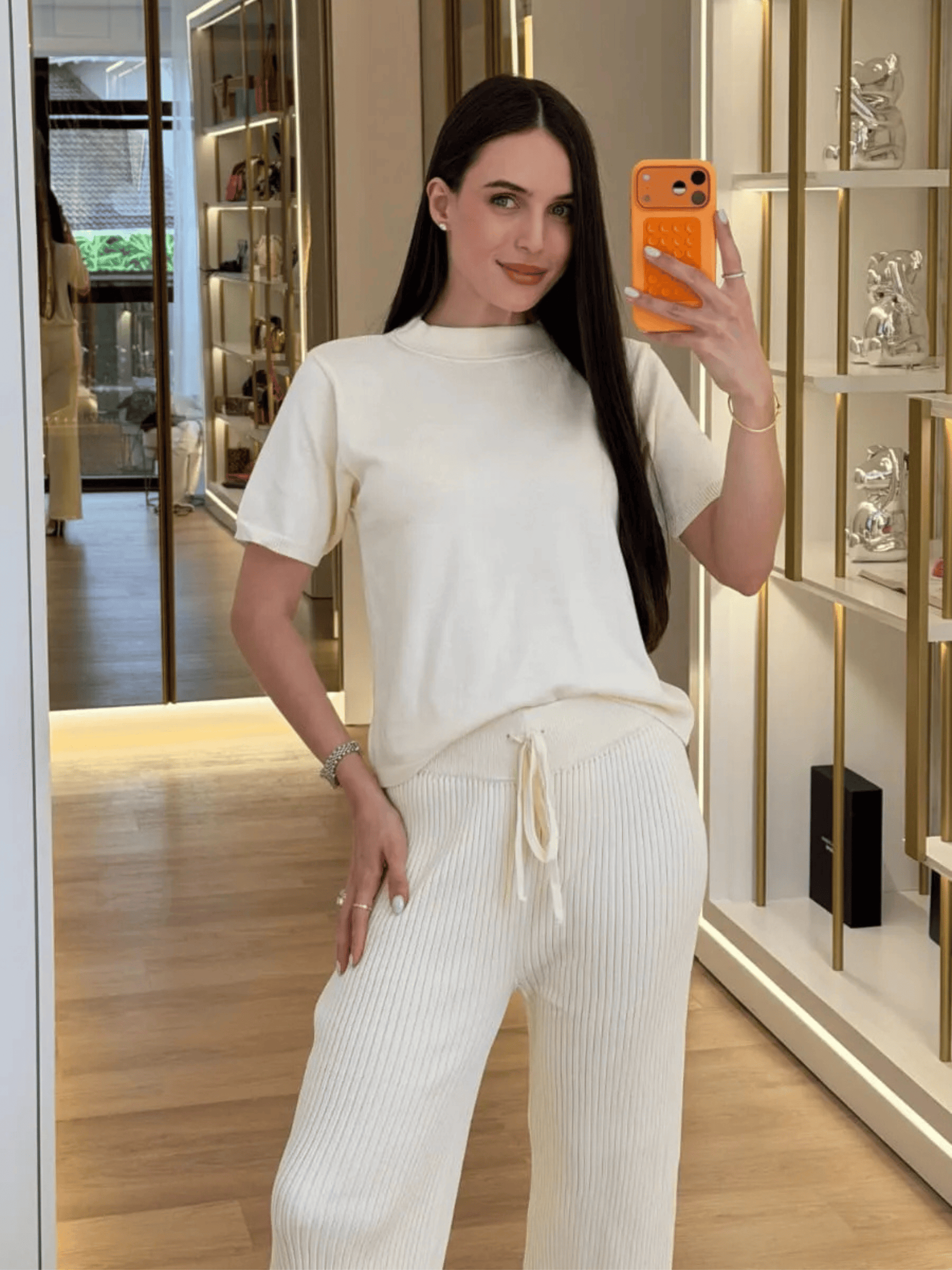 Conjunto de Tricô Havaí