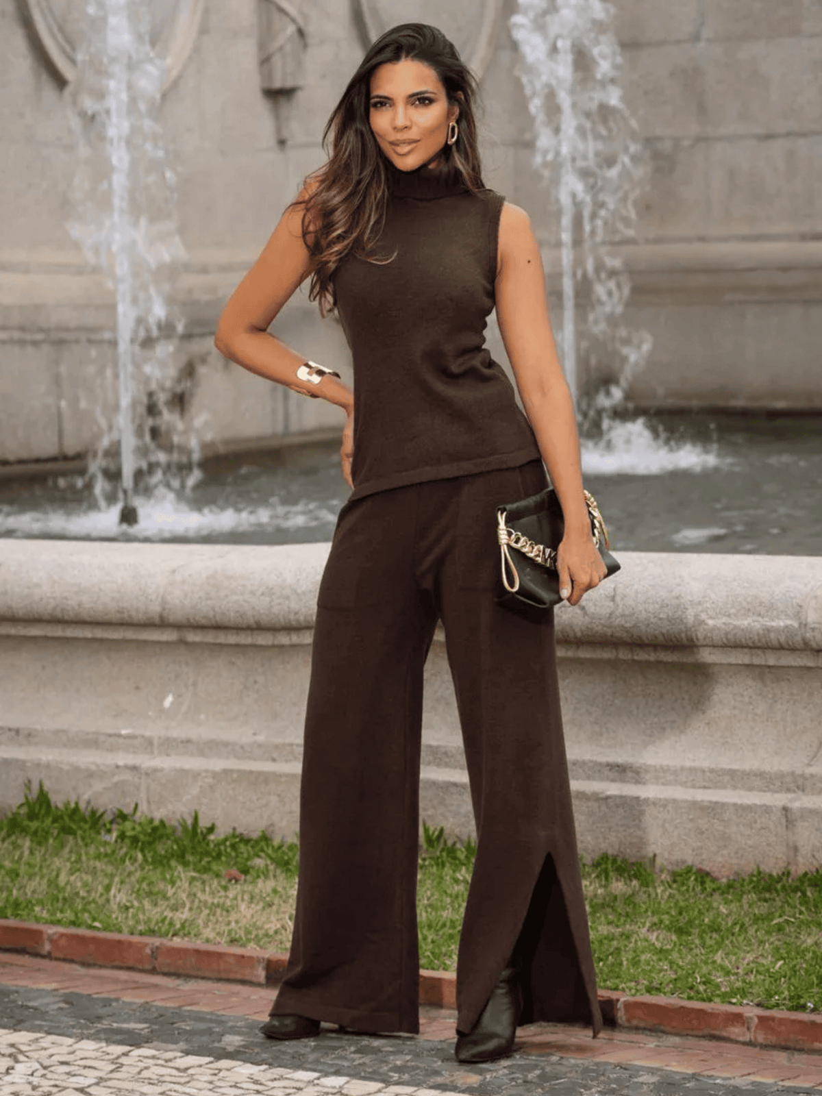 Conjunto de Tricô Laureana