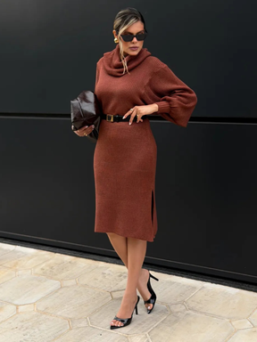 Conjunto de Tricô Dália