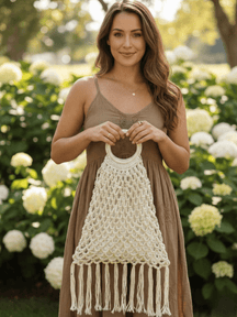 Bolsa Feminina de Crochê Riviera Boho