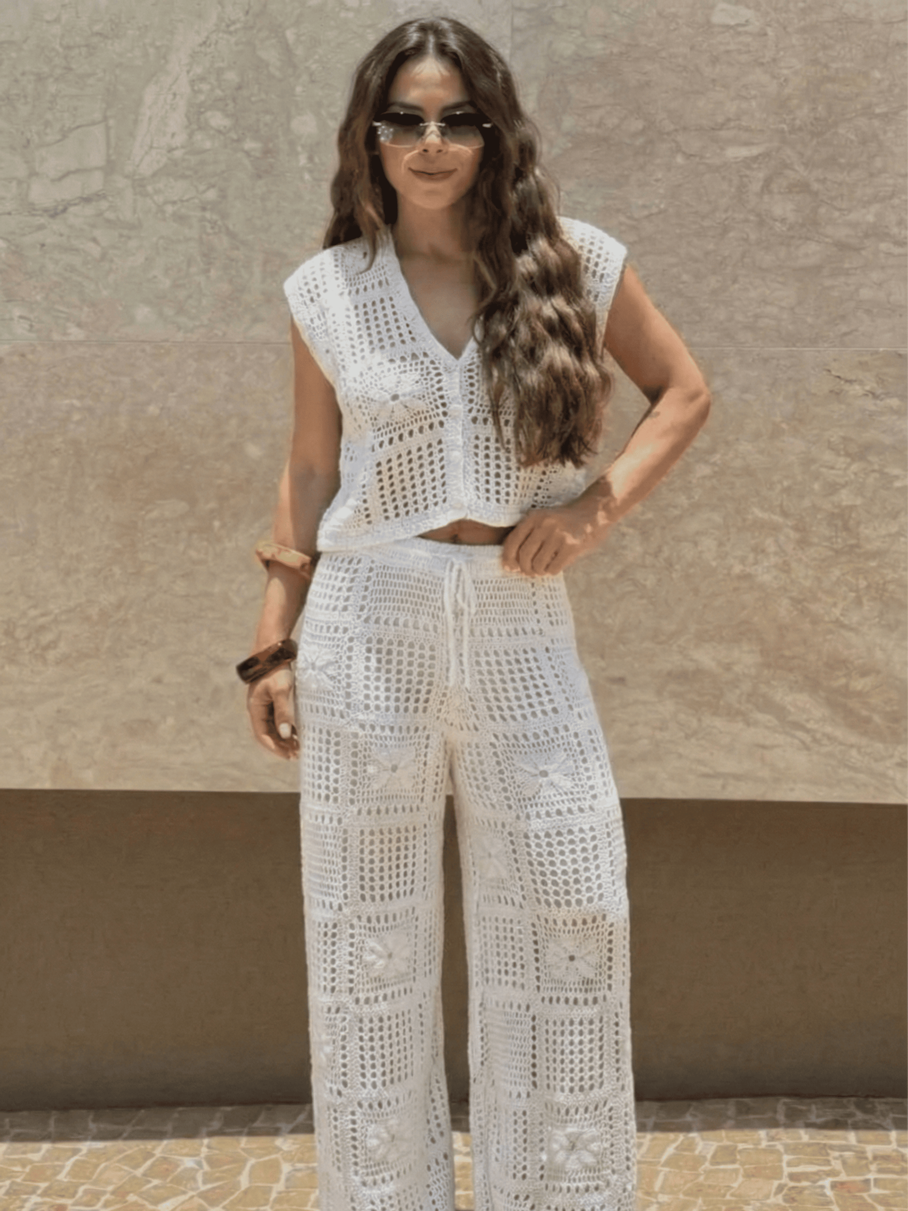 Conjunto de Tricô Iris