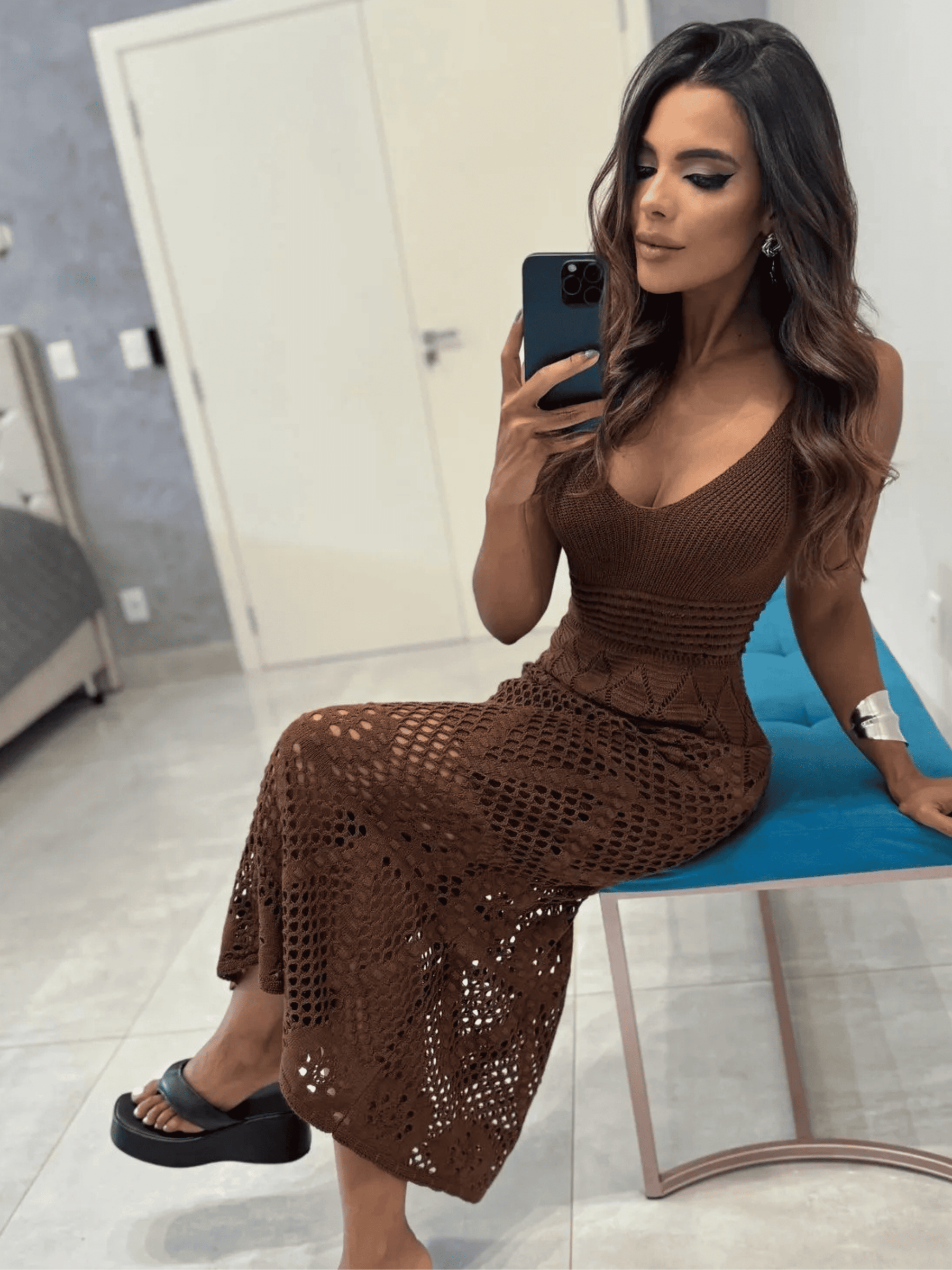 Vestido de Tricô Elizabeth