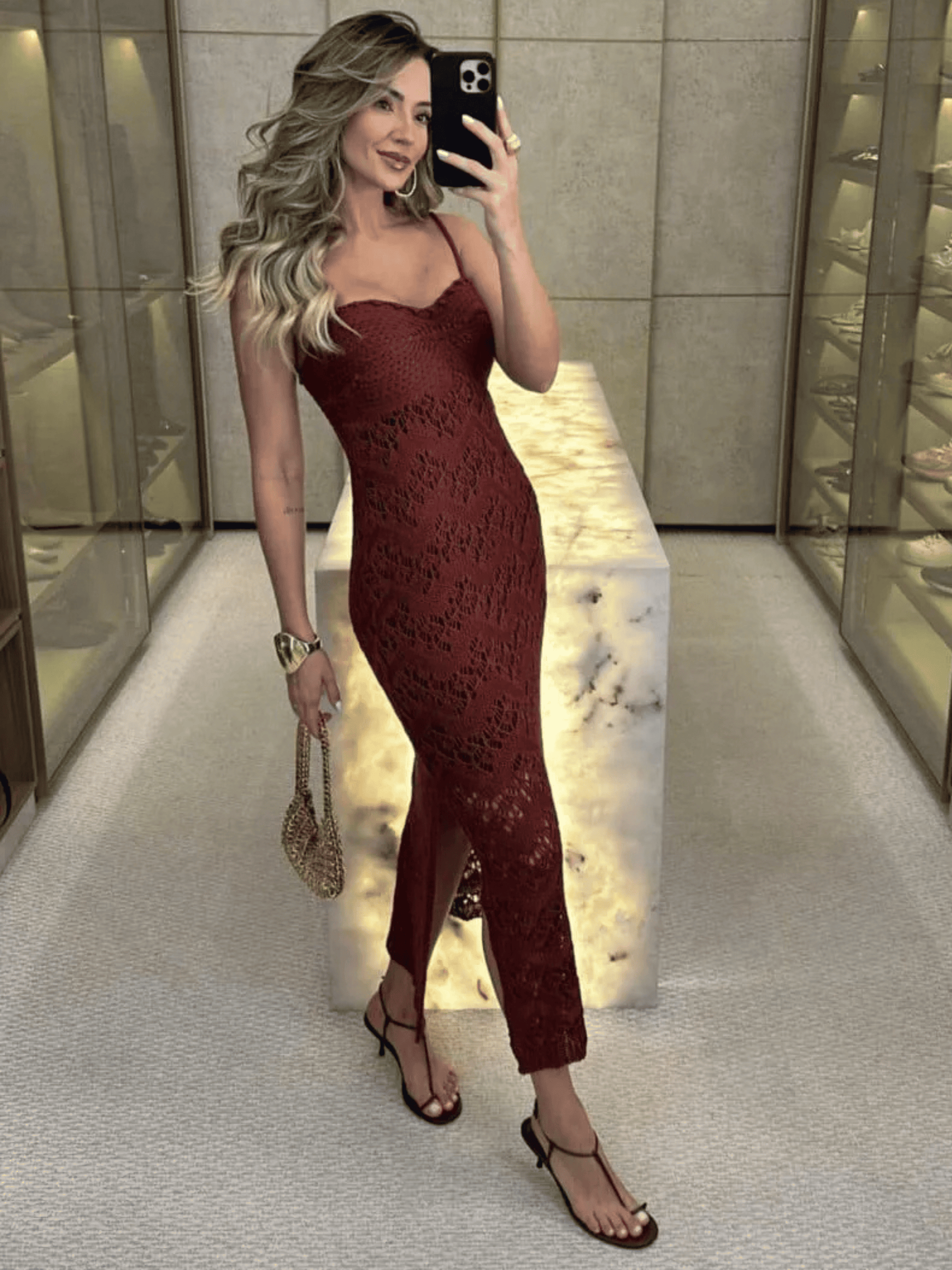 Vestido de Tricô Tacih