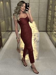 Vestido de Tricô Tacih