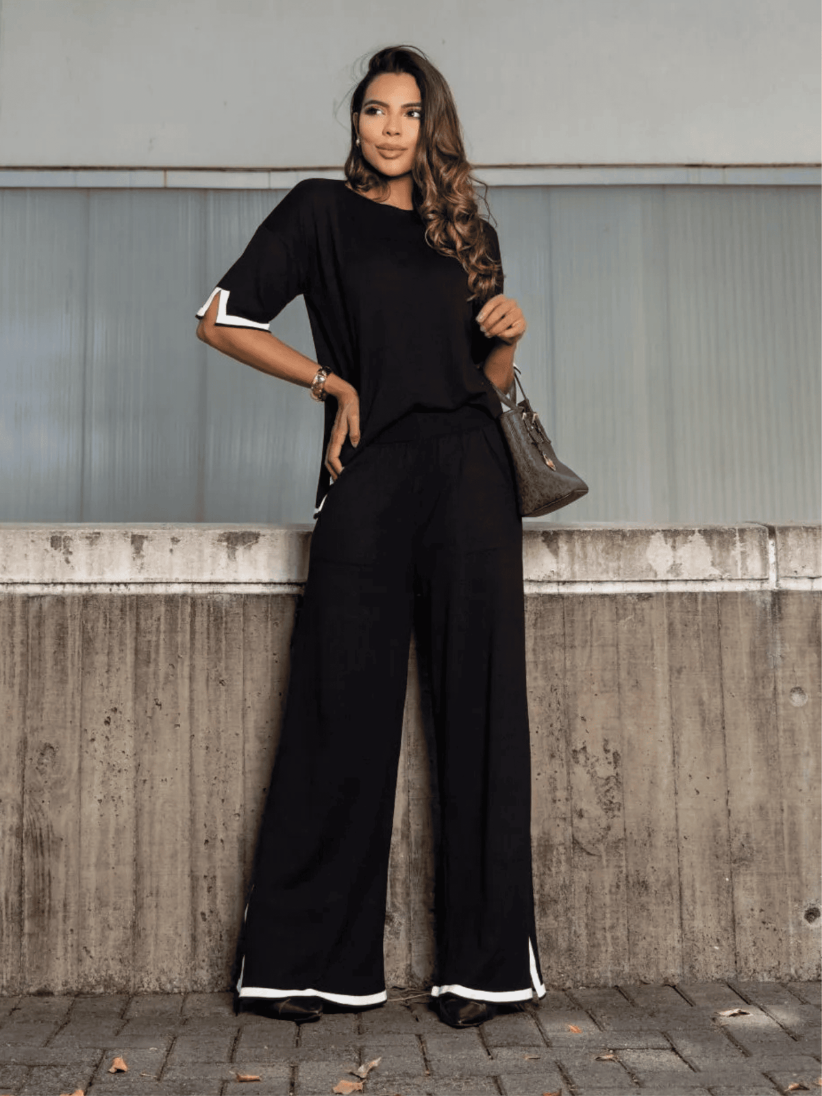 Conjunto de Tricô Liah