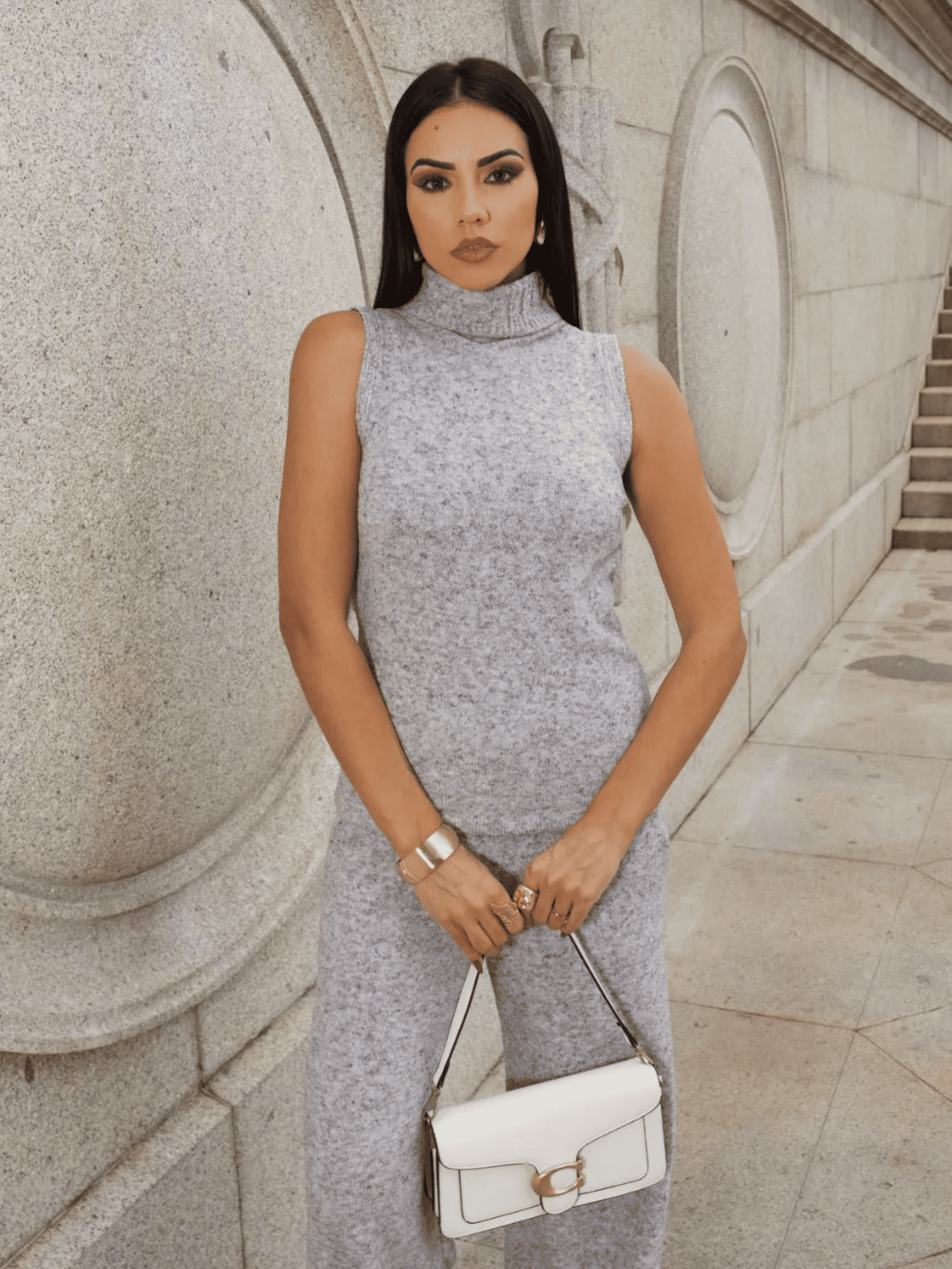 Conjunto de Tricô Laureana