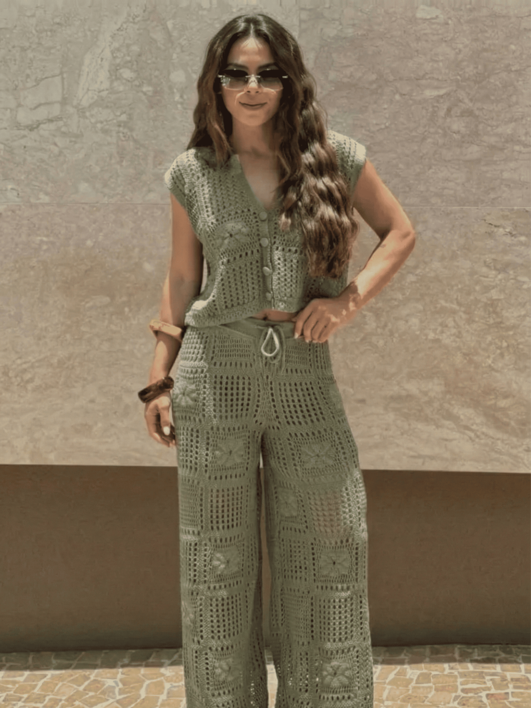 Conjunto de Tricô Iris