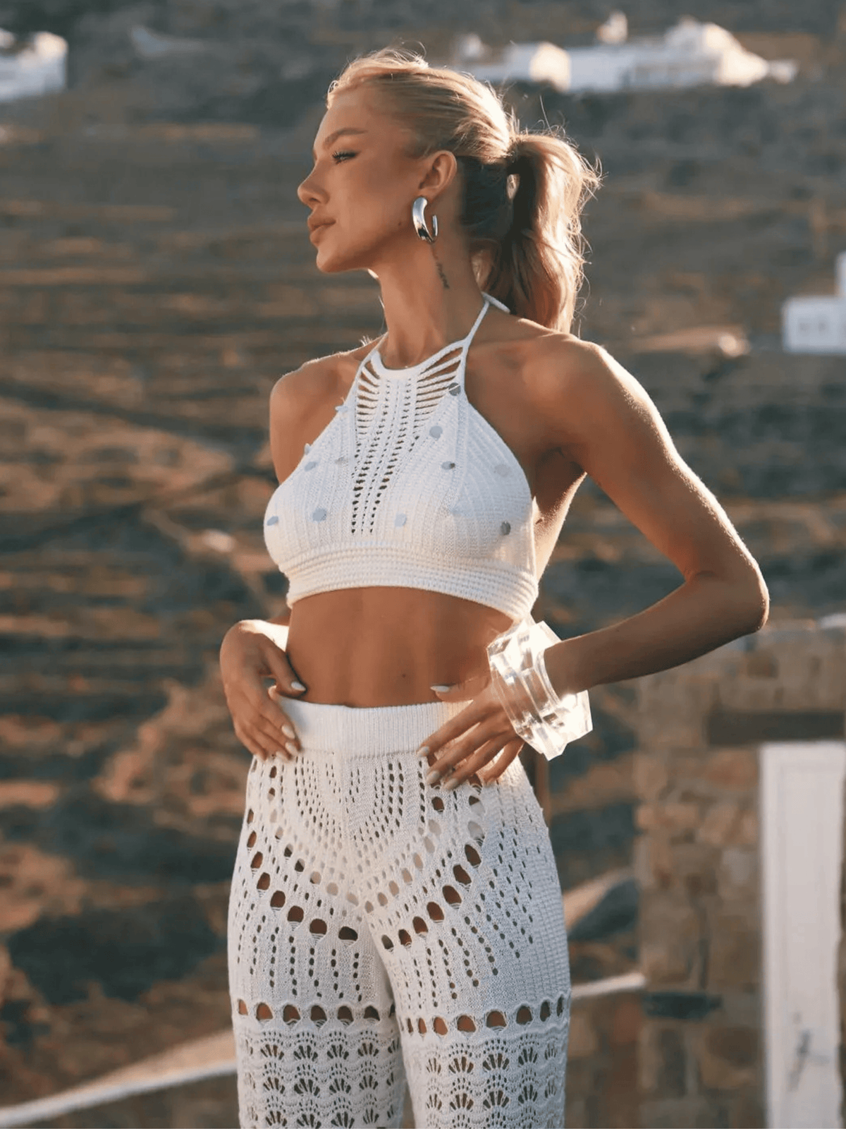 Conjunto de Tricô Thaiza