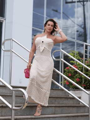 Vestido de Tricô Flor Jasmin