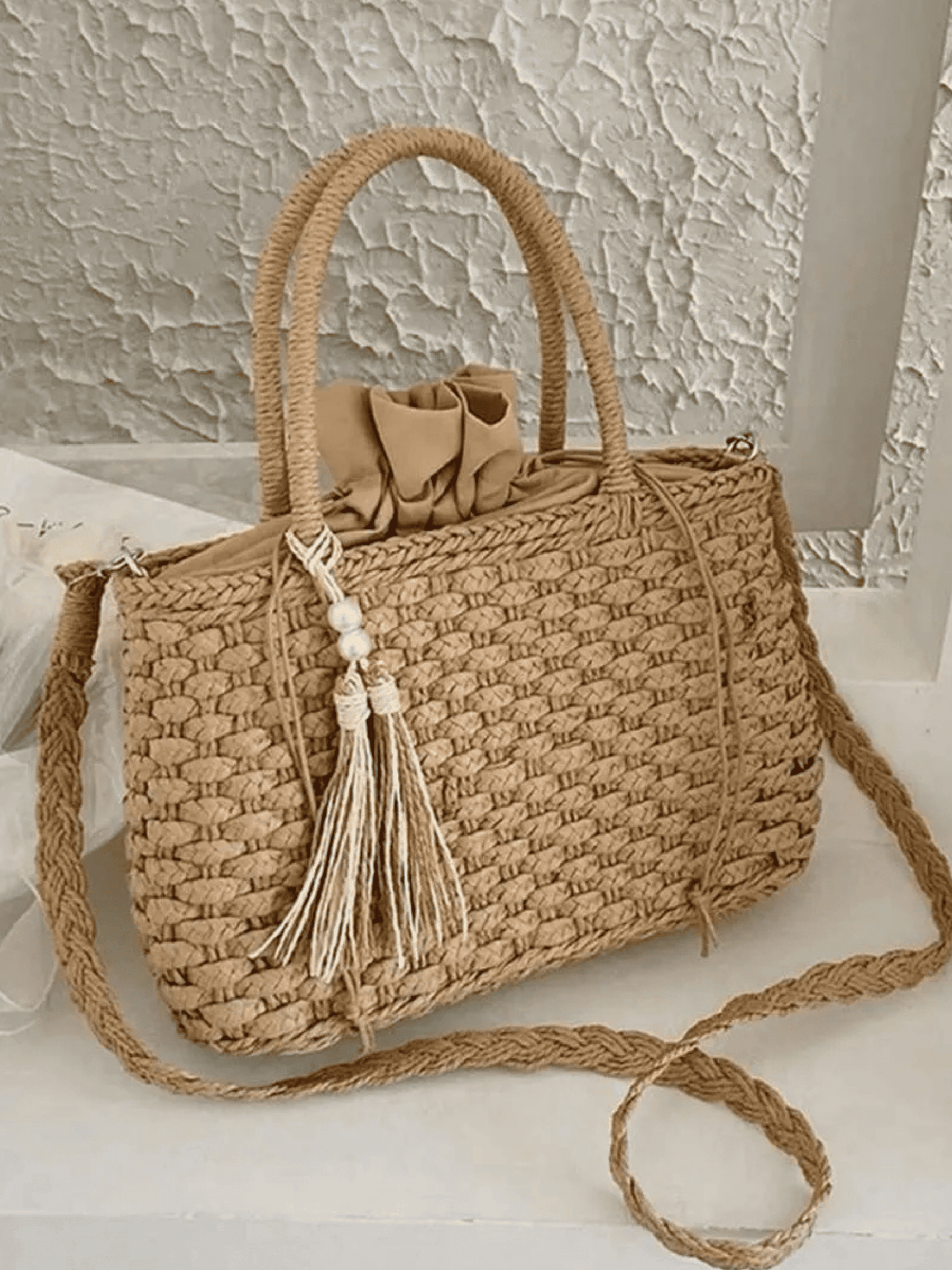 Bolsa Feminina Riviera Palha Natural
