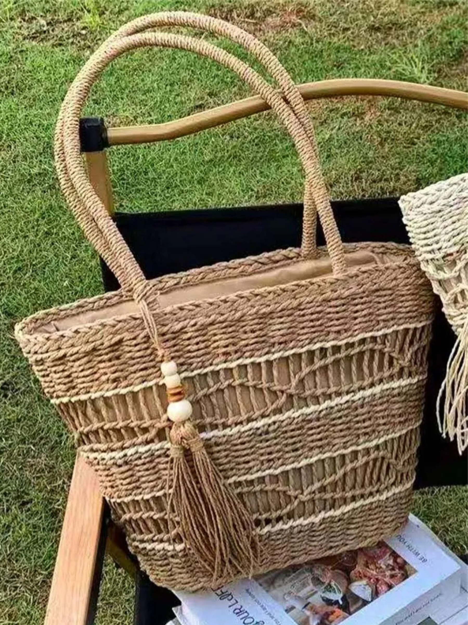 Bolsa Feminina Riviera Palha Elegance